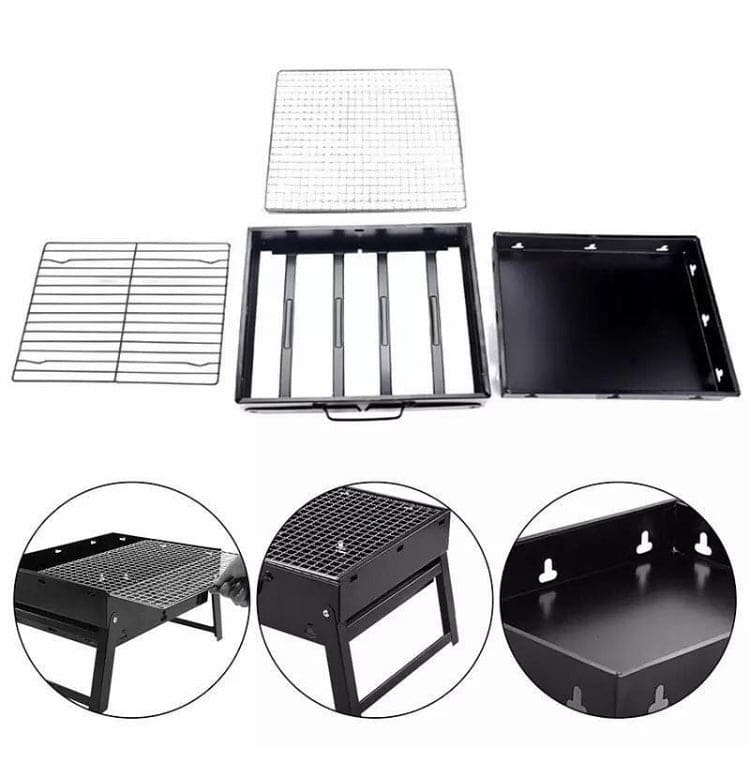 Portable Folding BBQ Grill, Camping Grill, Portable Folding Lightweight Smoker Grill, BBQ Grill for Outdoor Camping Picnic Portable Folding BBQ Grill, Camping Grill, Portable Folding Lightweight Smoker Grill, BBQ Grill for Outdoor Camping Picnic